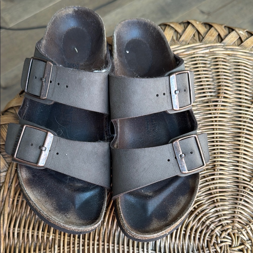 Birkenstock Brown Double Strap Sandals